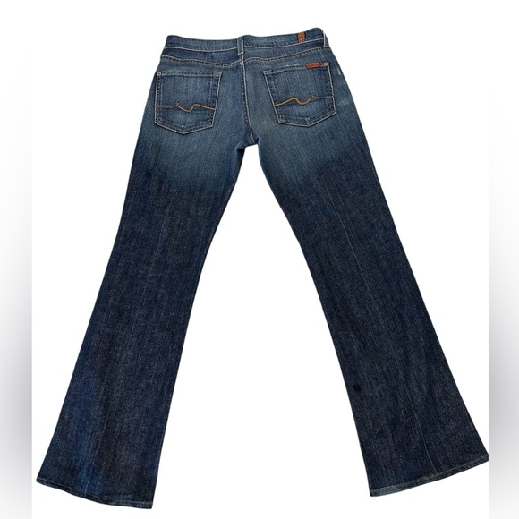 7 For All Mankind Original Blue Boot Cut Jeans -Size 29 - Picture 7 of 16
